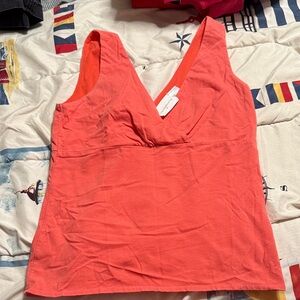 Liz Claiborne Coral V-Neck Camisole